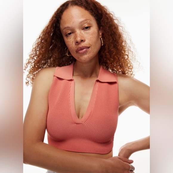 Babaton Tops - Babaton Sculpt Knit Polo Top - M